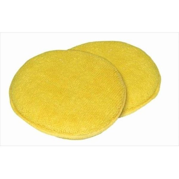 Carrand Carrand 40120 5 In. Round Microfiber Applicator Pad; Pack - 2 C51-40120